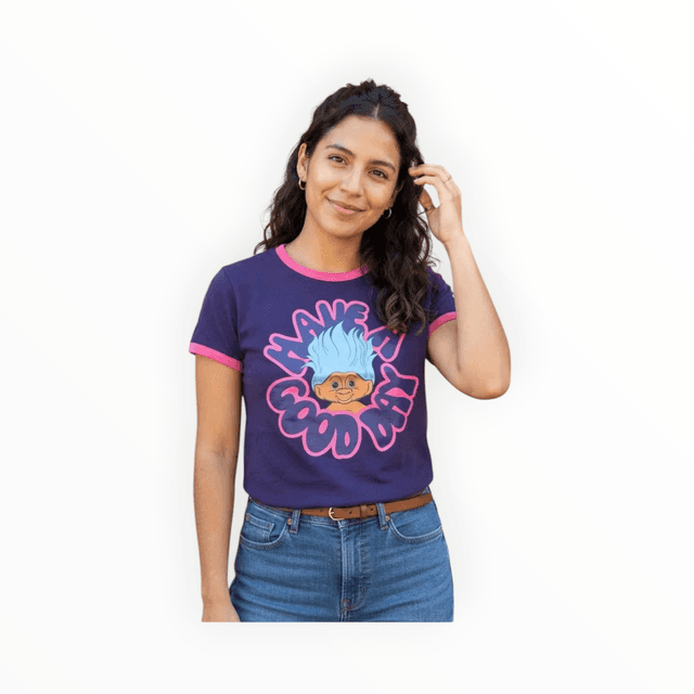 Playera Trolls Good Look Retro Para Mujer