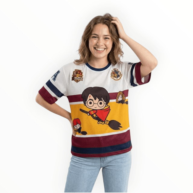Playera Jersey Dama Harry Potter Estilo Béisbol